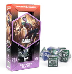 Dungeons & Dragons Adventure Dice - Bard: Blue / Green Dice | Sirius Dice